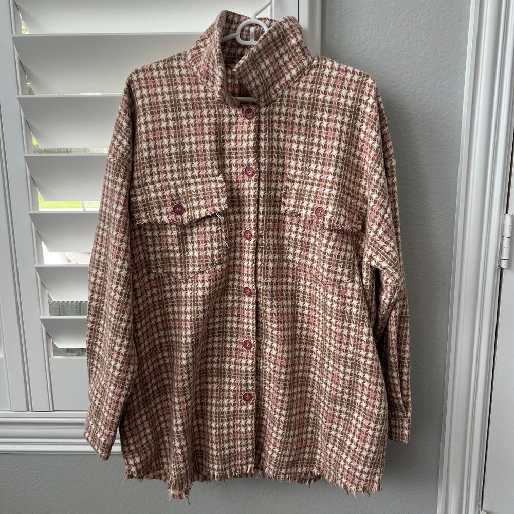 Davi and Dani Plaid Thick Jacket